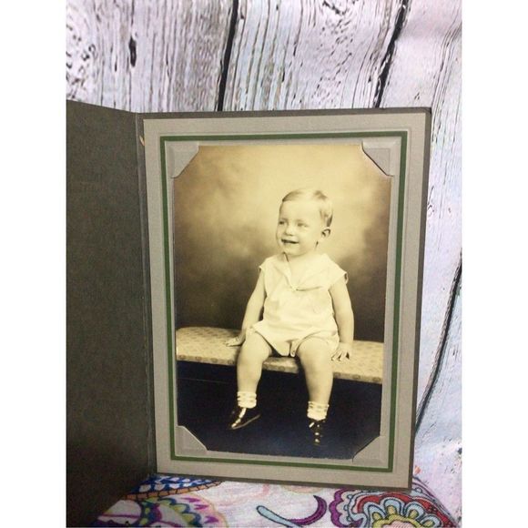 Antique Baby Photo Warren Laue Little Baby Boy Photo - Picture 7 of 9
